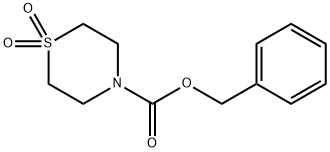 Benzyl thiomorpholine-4-carboxylate 1,1-dioxide Structural