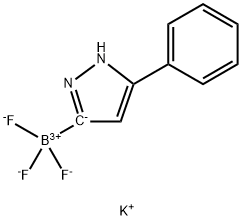 Potassium trifluoro(3-phenyl-1H-pyrazol-5-yl)borate Structural