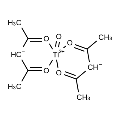 Titanium(IV)oxide acetylacetonate Structural