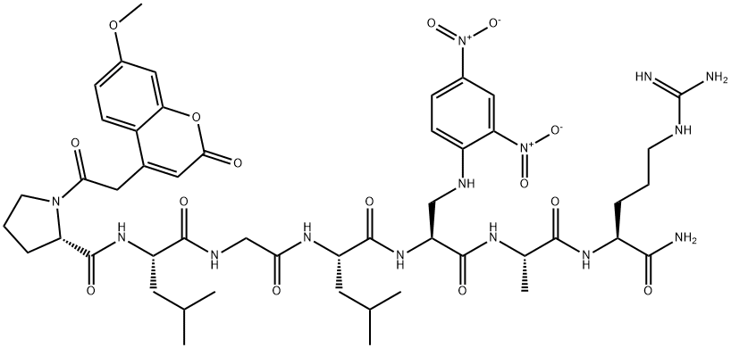 MCA-PRO-LEU-GLY-LEU-DAP(DNP)-ALA-ARG-NH2