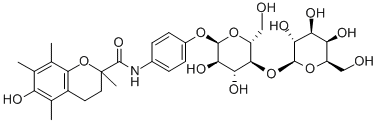 lactosylphenyl-trolox Structural