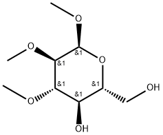 methyl 2,3-di-O-methyl-alpha-D-glucopyranoside Structural