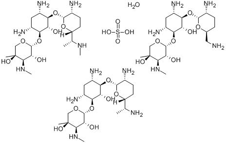 Gentamicin sulfate Structural