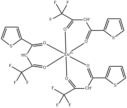 TRIS(4,4,4-TRIFLUORO-1-(2-THIENYL)-1,3-BUTANEDIONO)EUROPIUM (III) Structural