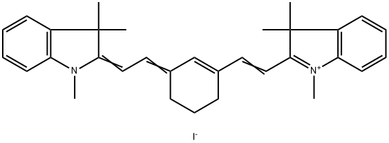 1,3,3-TRIMETHYL-2-((E)-2-(3-[(E)-2-(1,3,3-TRIMETHYL-1,3-DIHYDRO-2H-INDOL-2-YLIDENE)ETHYLIDENE]-1-CYCLOHEXEN-1-YL)ETHENYL)-3H-INDOLIUM IODIDE