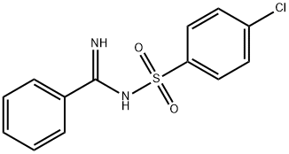 N-[4-Chlorophenylsulfonyl]benzenecarboxamidine Structural