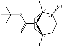 endo-8-Boc-2-hydroxy-8-azabicyclo[3.2.1]octane Structural