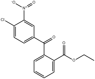 ETHYL 2-(4-CHLORO-3-NITROBENZOYL)BENZOATE Structural