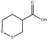 1,2-Dithiane-4-carboxylic acid Structural