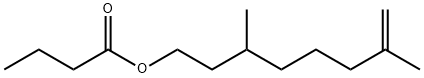 RHODINYL BUTYRATE Structural