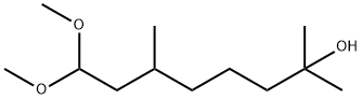 8,8-Dimethoxy-2,6-dimethyloctan-2-ol Structural