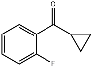 2-FLUOROPHENYL CYCLOPROPYL KETONE Structural