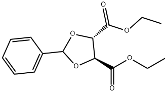 (2S,3S)-(+)-DIETHYL 2,3-O-BENZYLIDENETARTRATE Structural