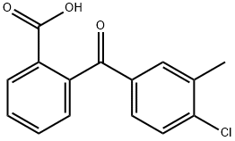 2-(4-CHLORO-3-METHYLBENZOYL)BENZOIC ACID Structural