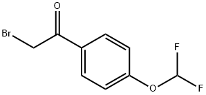 4-(DIFLUOROMETHOXY)PHENACYL BROMIDE Structural