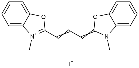 3 3'-DIMETHYLOXACARBOCYANINE IODIDE  98 Structural