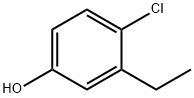 4-Chloro-3-ethylphenol Structural