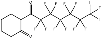 2-(PERFLUOROHEPTANOYL)CYCLOHEXANONE Structural