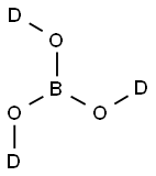 BORIC ACID-D3 Structural