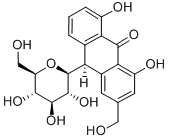 (10S)-BETA-D-GLUCOPYRANOSIDE-ALOE EMODIN,10-(1’,5’-anhydroglucosyl)aloe-emodin-9-anthron