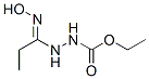 Hydrazinecarboxylic  acid,  2-[1-(hydroxyimino)propyl]-,  ethyl  ester  (9CI) Structural