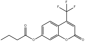 4-(TRIFLUOROMETHYL)UMBELLIFERYL BUTYRATE Structural