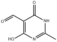 4,6-Dihydroxy-2-methylpyrimidine-5-carbaldehyde Structural