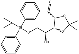 5-O-tert-Butyldiphenylsilyl-2,3-O-isopropylidene-D-ribofuranose Structural