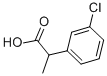 2-(3-CHLOROPHENYL)PROPIONIC ACID Structural