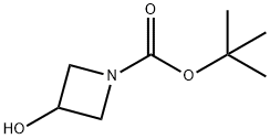1-N-Boc-3-hydroxyazetidine Structural Picture