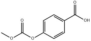 4-Methoxycarbonyloxybenzoicacid Structural