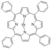 meso-Tetraphenylporphyrin-Pt(II) Structural