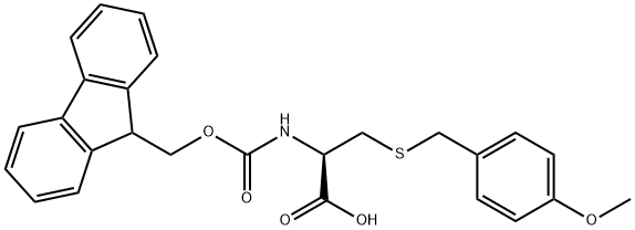 N-Fmoc-S-(4-methoxybenzyl)-L-cysteine Structural