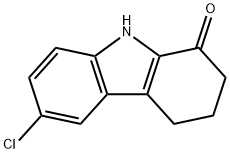 6-CHLORO-2,3,4,9-TETRAHYDRO-1H-CARBAZOL-1-ONE Structural