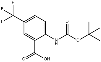 N-BOC-5-TRIFLUOROMETHYLANTHRANILIC ACID Structural