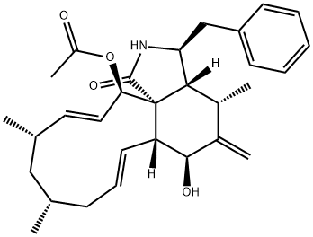 18-dehydroxycytochalasin H Structural