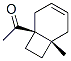 Ethanone, 1-(6-methylbicyclo[4.2.0]oct-3-en-1-yl)-, cis- (9CI) Structural