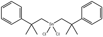 BIS(2-METHYL-2-PHENYLPROPYL)DICHLOROTIN Structural