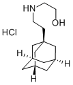 1-(2-(2-Hydroxyethylamino)ethyl)adamantane hydrochloride Structural