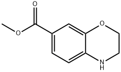 3,4-Dihydro-2H-benzo[1,4]oxazine-7-carboxylic acid methyl ester Structural