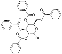 2,3,4,6-TETRA-O-BENZOYL-ALPHA-D-GLUCOPYRANOSYL BROMIDE Structural