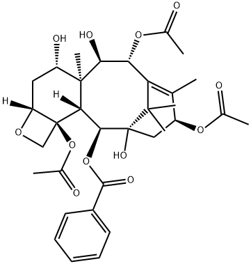 13-Acetyl-9-dihydrobaccatin III Structural