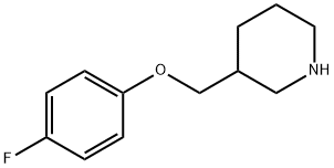 3-[(4-FLUOROPHENOXY)METHYL]PIPERIDINE Structural