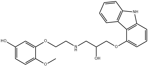 5'-HYDROXYPHENYL CARVEDILOL Structural