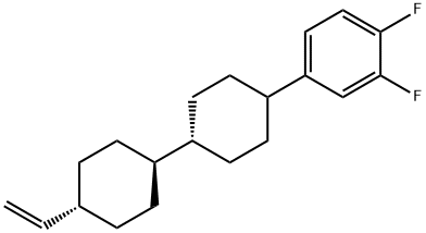 trans-4-(3,4-Difluorophenyl)-trans-4'-vinylbicyclohexane Structural