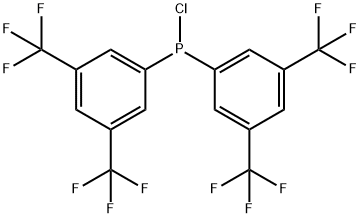 BIS(3,5-DI(TRIFLUOROMETHYL)PHENYL)CHLOROPHOSPHINE Structural