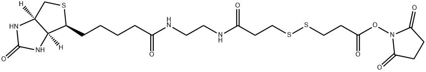 BIOTIN DISULFIDE N-HYDROXY-SUCCINIMIDE ESTER Structural