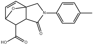 4-OXO-3-P-TOLYL-10-OXA-3-AZA-TRICYCLO[5.2.1.0(1,5)]DEC-8-ENE-6-CARBOXYLIC ACID