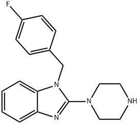 1-(4-FLUORO-BENZYL)-2-PIPERAZIN-1-YL-1H-BENZOIMIDAZOLE