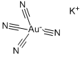 Potassium gold(III) cyanide Structural